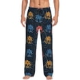 thumbnail image 1 of Salouo cartoon doodle octopus Print Pajama Pants for Men, Lounge Pants Elastic Waistband Casual Men's sleepwear Loungewear Sleep Pajama Pant-X-Large, 1 of 6