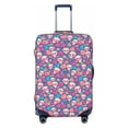 thumbnail image 1 of Salouo colorful Skull flower Pattern Travel Dust-proof Suitcase Cover, Softside Suitcase Protector Luggage Cover Protector for 18-32inch ,Not Included Suitcase, 1 of 8