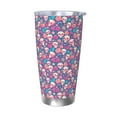 thumbnail image 1 of Salouo colorful Skull flower Print 20oz Tumbler with Lid,Stainless Steel Vacuum Insulated Tumbler Durable Insulated Coffee Mug Thermal Cup with Splash Proof Sliding Lid-Without Straw, 1 of 8