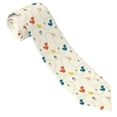 thumbnail image 1 of Salouo colorful Squirrel Nuts Pattern Men's Silk Ties 4.7"Necktie for Men Formal Ties Business Necktie Men's Wedding Fashion Accessory, 1 of 7