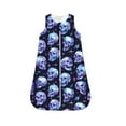Salouo crystal Skull Print Baby Sleep Sack Wearable Blanket for Babies