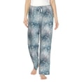 thumbnail image 1 of Salouo enchanted winter snowflake holly Print Women's Pajama Pants Casual Loose Sweatpants PJs Flowy Pants Drawstring Palazzo for Women Wide Leg Pants Lounge Pajama -XX-Large, 1 of 8