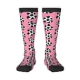 thumbnail image 1 of Salouo heart with cow Print Women's Men's Ankle Socks 1-pack Casual Athletic Socks for Unisex Adult Moisture-Wicking Socks for Daily Wear/Running/Sport, 1 of 6