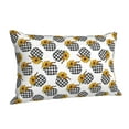 thumbnail image 1 of Salouo plaid Pumpkin Daisy Pattern Pillow Cases,1PC Pillow Covers with Envelope Closure Decorative Pillow Case for Bed Couch,Pillows Not Included-16"x24", 1 of 6
