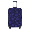 thumbnail image 1 of Salouo purple flower Snowflake Pattern Travel Dust-proof Suitcase Cover, Softside Suitcase Protector Luggage Cover Protector for 18-32inch ,Not Included Suitcase, 1 of 8