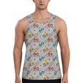 thumbnail image 1 of Salouo truck car for Men's Tank Tops,Sleeveless Muscle Shirts for Men Quick Dry Workout Tank Top Gym Muscle Tee Fitness Bodybuilding Sleeveless T Shirt-X-Large, 1 of 7