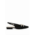 thumbnail image 1 of London Rag Salova Pearl-Studded Horsebit Womens Flats, 1 of 9