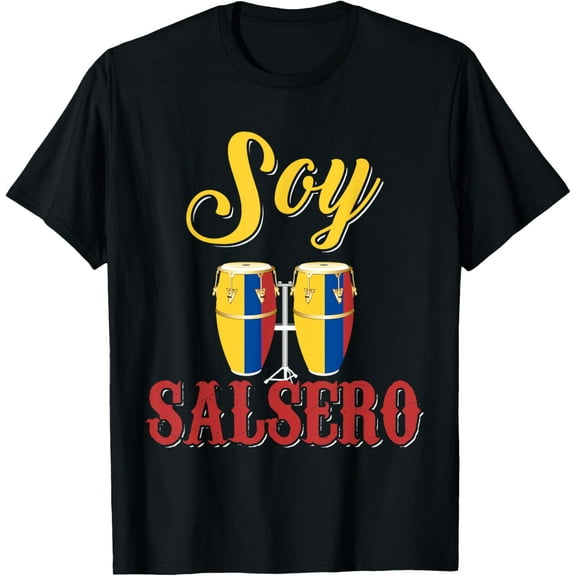 Salsa Colombiana Gift, Musica Colombian Flag Pride Parcero T-Shirt