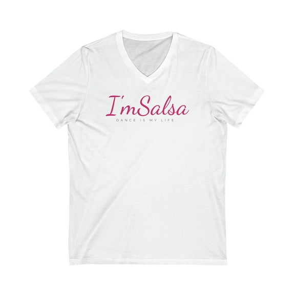 Salsa Dance Gift Unisex Jersey Short Sleeve V-Neck Tee