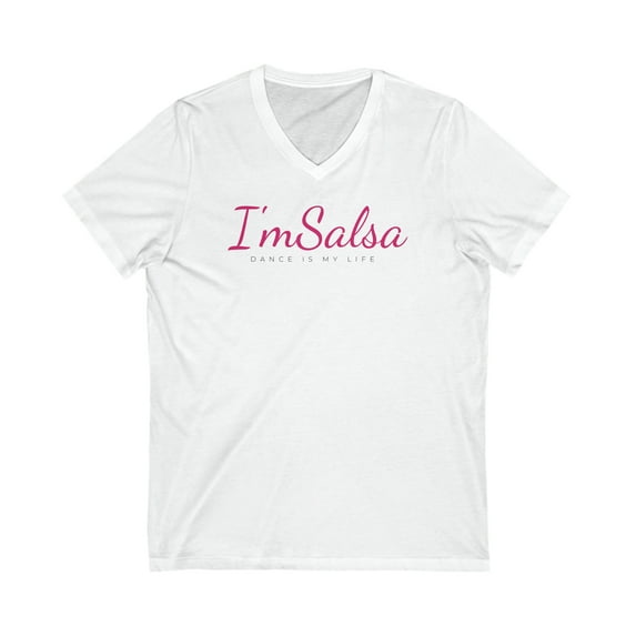 Salsa Dance Gift Unisex Jersey Short Sleeve V-Neck Tee