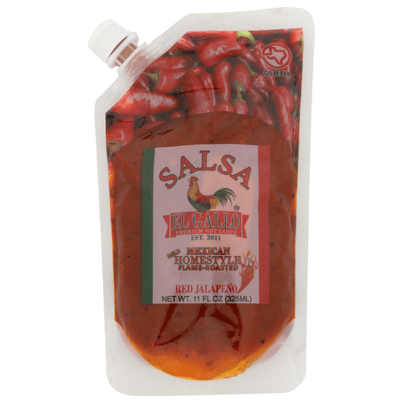 Salsa El Gallo Homestyle Red Salsa 11 fl oz (Pack of 6)