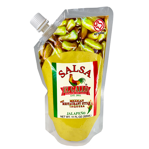 Salsa El Gallo Jalapeno Restaurant Style Salsa, 11 fl oz, Hot, Shelf-stable