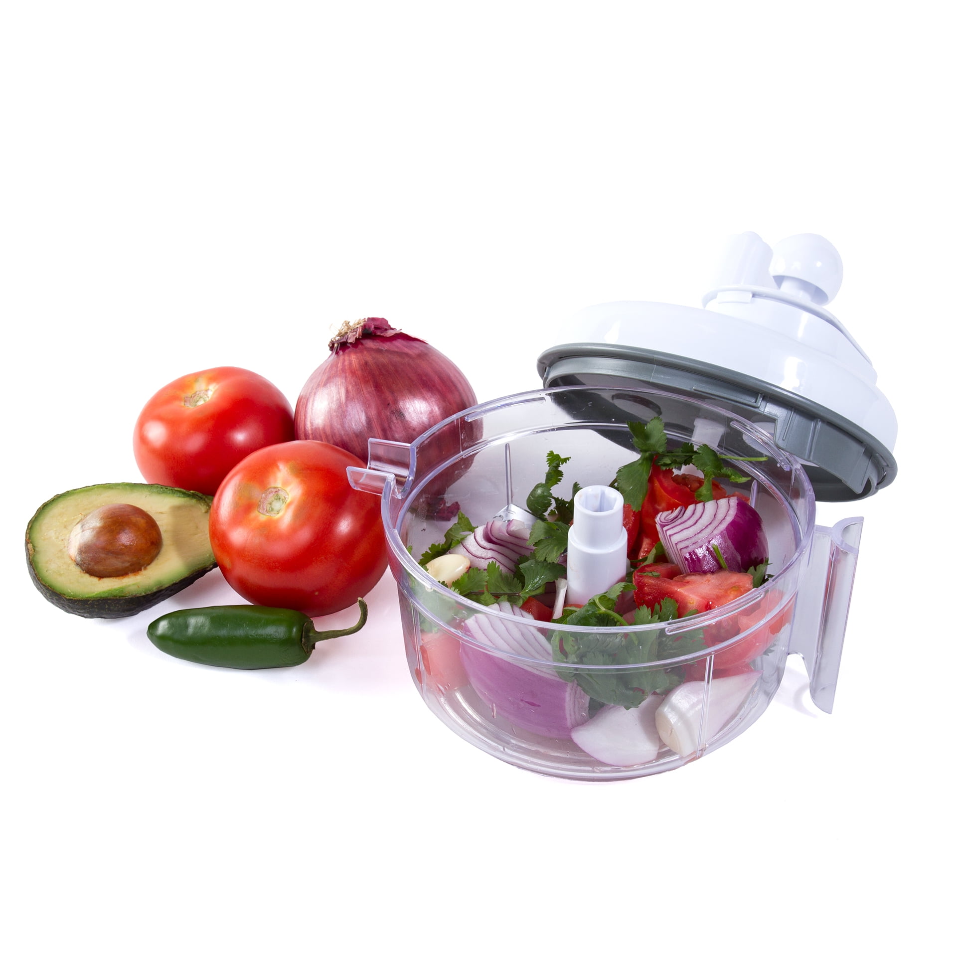 Quick Chop Powered Herbs & Veggie Chopper And Salsa Maker – Good