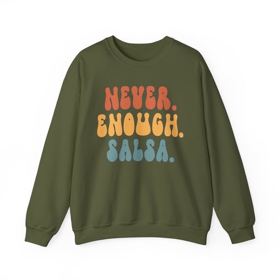 Salsa Sweatshirt Gifts Crew Neck Shirt Long Sleeve Unisex