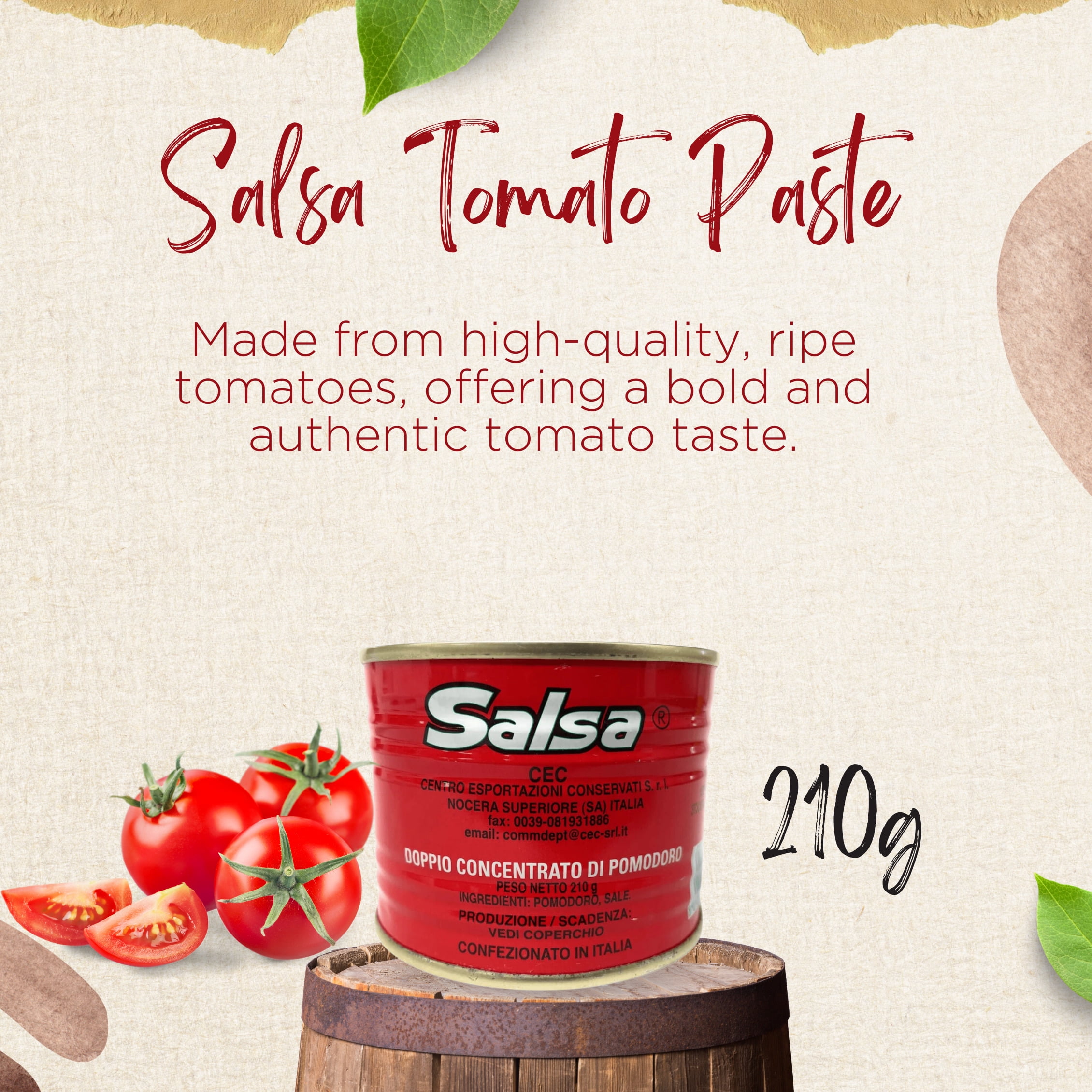 Salsa Tomato Paste 210g - Walmart.com