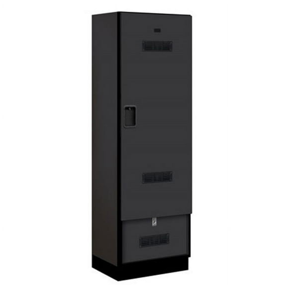 Salsbury 30078BLK Designer Gear Locker Size 76 inch H X 24 inch W X18. 75 inch D, Color - Black