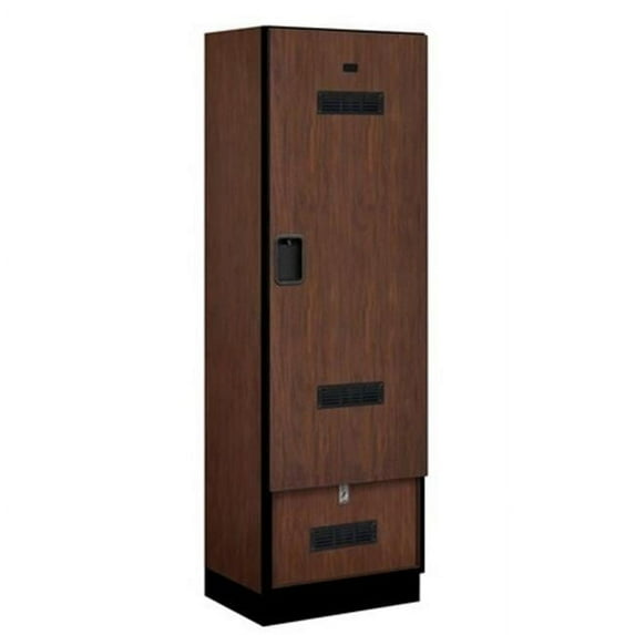 Salsbury 30078MAH Designer Gear Locker Size 76 inch H X 24 inch W X18. 75 inch D, Color - Mahogany