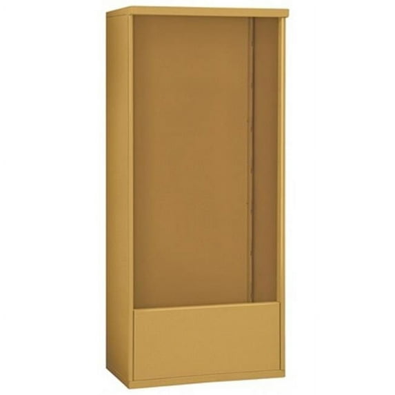 Salsbury 32.25 In. W X 72 In. H X 19 In. D Free-Standing Enclosure For Salsbury 3716 Double Column Unit In Gold