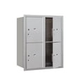 thumbnail image 1 of 4C Horizontal Mailbox - 10 Door High Unit (37 1/2 Inches) - Double Column - Stand-Alone Parcel Locker - 4 PL5's - Alumin, 1 of 4