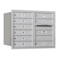 thumbnail image 1 of Salsbury 3706D-09ARU 6 Door High Unit 23.50 Inches - Double Column - 9 Mb1 Doors - Aluminum - Rear Loading - Usps Access, 1 of 1
