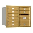 thumbnail image 1 of Salsbury 3706D-09GRP 6 Door High Unit 23.50 Inches - Double Column - 9 Mb1 Doors - Gold - Rear Loading - Private Access, 1 of 1