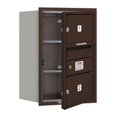 thumbnail image 1 of Salsbury 3706S-02ZFU 6 Door High Unit 23.50 Inches - Single Column - 2 Mb2 Doors - Bronze - Front Loading - Usps Access, 1 of 1