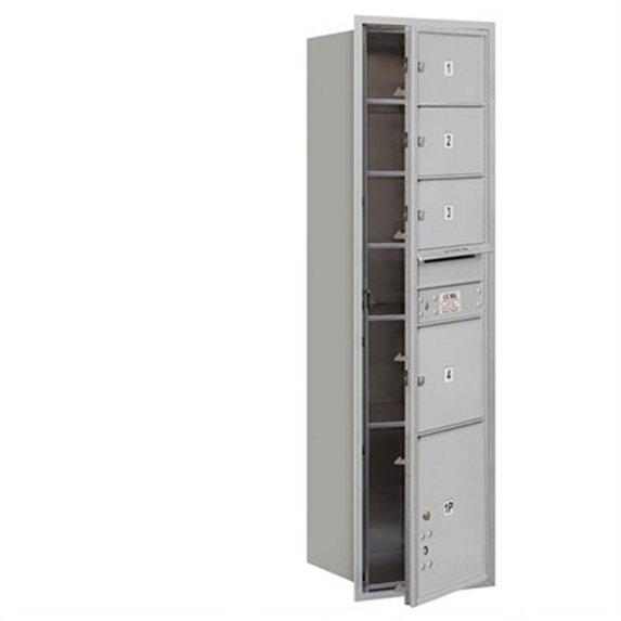 Salsbury 3716S-04AFU 4C Horizontal Mailbox Maximum Height Unit - 56.75 Inches - Single