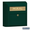 thumbnail image 1 of Salsbury 4150P-GRN 14.5 In. W X 14.5 In. H X 6 In. D Plain Door Modern Mailbox In Green, 1 of 1