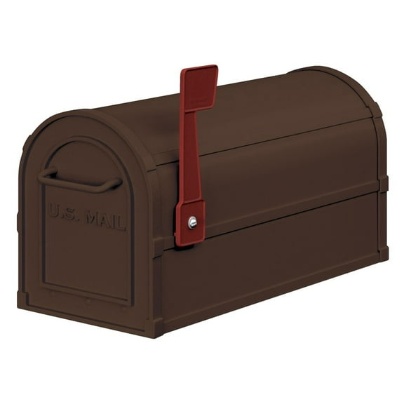 Salsbury 4850A-BRZ Antique Rural Mailbox, Bronze