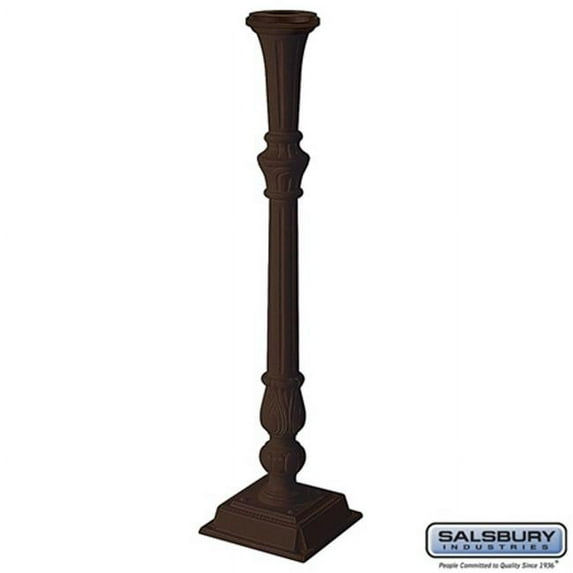 Salsbury 4890BRZ Classic Mailbox Post Bronze Finish