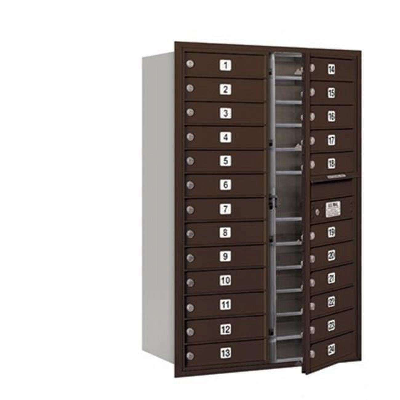 Salsbury Industries 3590-5 Lock Replacement For Vertical Mailbox Door - 5 Pack With 2 Keys Each