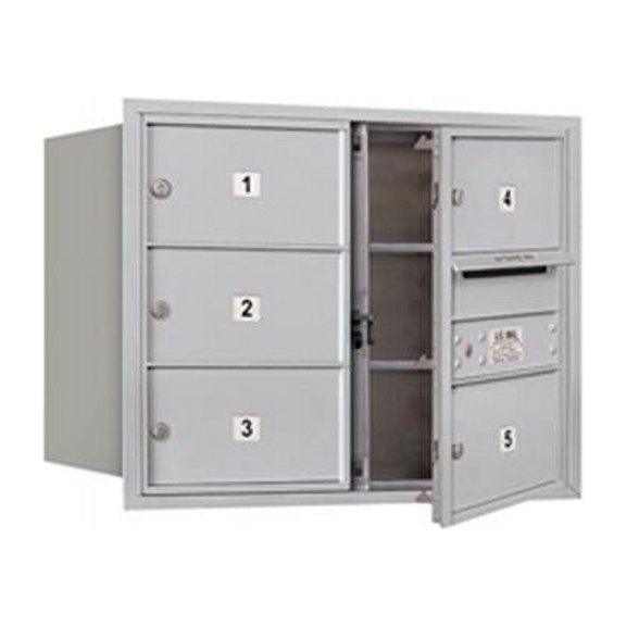 Salsbury 6 Door High Unit - Aluminum - Double Column