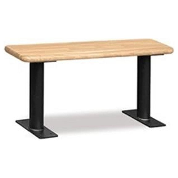 Salsbury 77783LGT 18 In. H X 36 In. W X 9.50 In. D Wood Locker Bench In Light