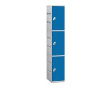 Salsbury Unassembled Triple Tier 1 Wide Locker Color Blue
