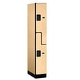 thumbnail image 1 of Salsbury  Assembled Locker- Maple - 2 Tier- 12X21X76, 1 of 1