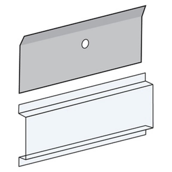 Salsbury Clear Plastic Card Holder for 4B+ Horizontal Mailbox Door