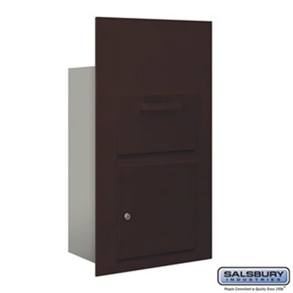 Salsbury Collection Unit for 6 Door High 4B Plus Mailbox Units - Bronze