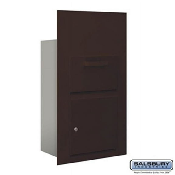 Salsbury  Collection Unit for 6 Door High 4B Plus Mailbox Units - Bronze