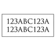 thumbnail image 1 of Salsbury Custom Horizontal Numbers / Letters, 1 of 1