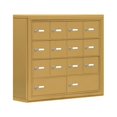 thumbnail image 1 of Salsbury  D 12 A 2 B Doors S-Mount Keyed Locks Cell Phone Locker In Gold, 1 of 1