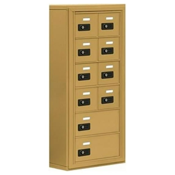 Salsbury D 8 A 2 B Doors S-Mount Resettable Locks Cell Phone Locker In Gold