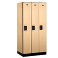 thumbnail image 1 of Salsbury  Designer Wood Locker Single Tier - 3 Wide - 6 Feet High - 21 Inches Deep - Maple, 1 of 1