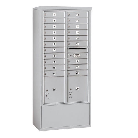 Salsbury Industries Freestanding USPS 23 Door Front Load 4C Horizontal Mail Center