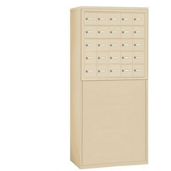 Salsbury Free-Standing Enclosure for #19055-25 and #19058-25 - Recessed Mounted Cell Phone Lockers - Sandstone