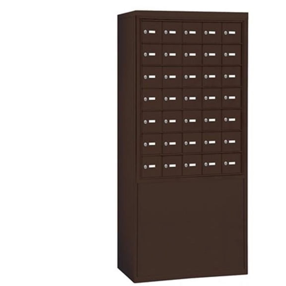 Salsbury Free-Standing Enclosure for #19075-35 and #19078-35 - Recessed Mounted Cell Phone Lockers - Bronze