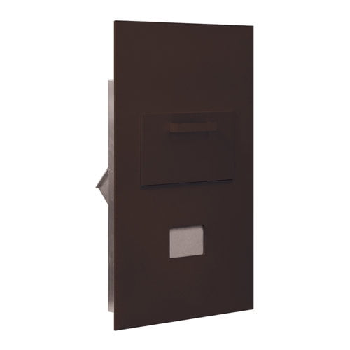 Collection Unit - for 6 Door High 4B+ Mailbox Units - Bronze - Rear Loading - USPS Access