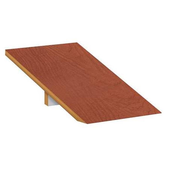 Salsbury Industries 1 Wide Sloping Hood for 18-Inch Designer Wood Locker, Cherry