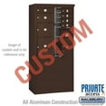 thumbnail image 1 of Salsbury Industries  10 Door Height Unit 52.875 in. Front Loading & Private Access, Free-Standing 4C Horizontal Mailbox Unit, Bronze, 1 of 1