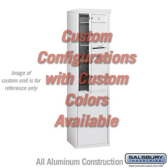 Salsbury Industries 3910S-CCFU 10 Door Height Unit 52.875 in. Front Loading USPS Access, Free-Standing 4C Horizontal Mailbox Unit