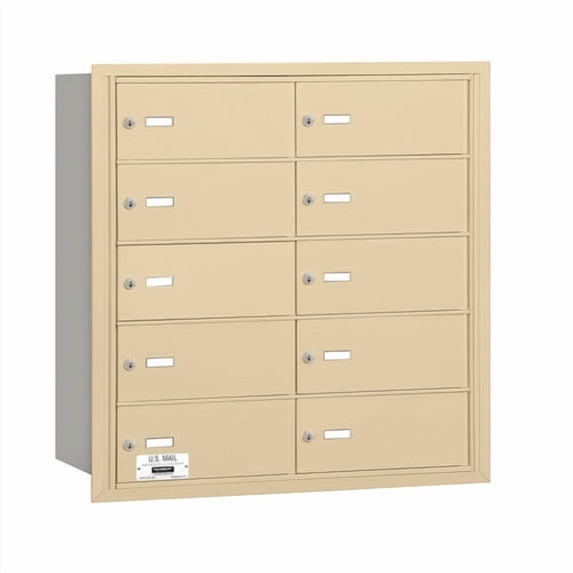 Salsbury Industries 10 Door Rear Load 4B Horizontal Mail Center